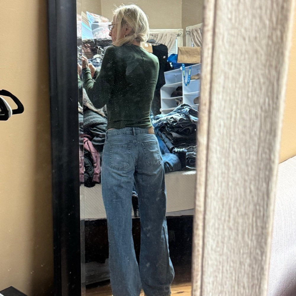 Aeropostale Classic Blue Wide Leg Jeans